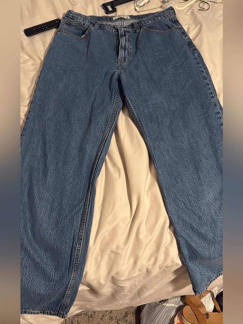 Classic Men's Blue Denim Jeans